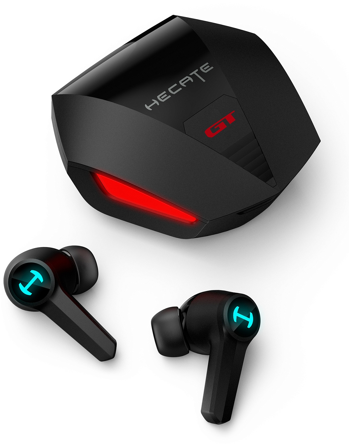 Наушники с микрофоном Edifier GT4 S черный вкладыши BT/Radio в ушной раковине