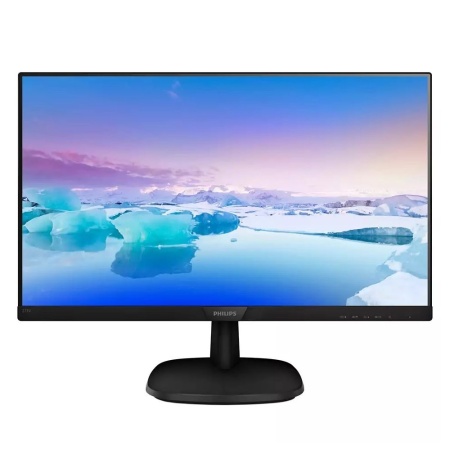 Bad Pack 27" PHILIPS 273V7QDAB (00/01) Black (IPS, 1920x1080, D-sub+DVI+HDMI, 4 ms, 178°/178°, 250 cd/m, 10M:1, 75Hz, MM) (742997) (742980)