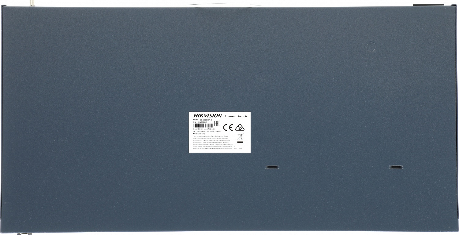 Коммутатор Hikvision DS-3E0518P-E 17x1Гбит/с 1SFP 16PoE+ 230W неуправляемый
