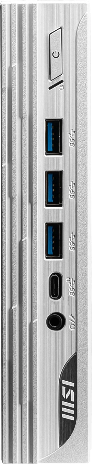 Неттоп MSI Pro DP10 13M-251RU i5 1340P (1.9) 16Gb SSD512Gb Iris Xe Windows 11 Pro 2.5xGbitEth WiFi BT 120W белый (9S6-B0A612-251)