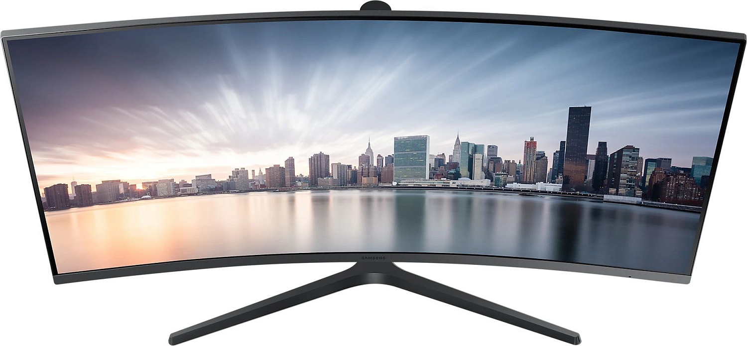 Монитор Samsung 34" Curved C34H890WGR серебристый VA LED 21:9 HDMI матовая HAS Piv 300cd 178гр/178гр 3440x1440 100Hz DP 2K USB 7.9кг