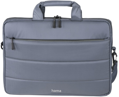 Сумка для ноутбука 13.3" Hama Toronto серый/голубой нейлон (00216567)