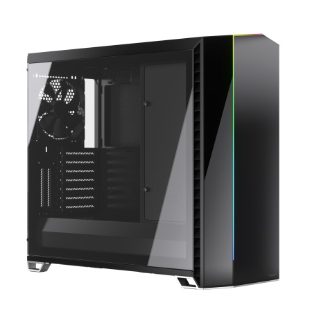 Корпус Fractal Design Vector RS Blackout TG черный без БП ATX 6x120mm 6x140mm 2xUSB3.0 1xUSB3.1 audio front door bott PSU