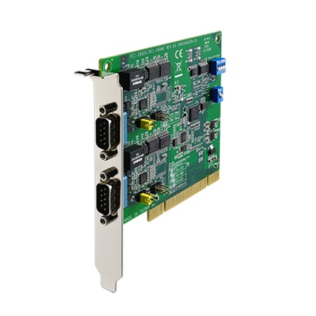 PCI-1602C-AE 2-port RS-232/422/485 PCI Communication Card, гальваническая изоляция