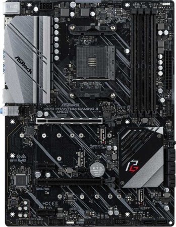 Материнская плата Asrock X570 PHANTOM GAMING 4 Soc-AM4 AMD X570 4xDDR4 ATX AC`97 8ch(7.1) GbLAN RAID+HDMI+DP