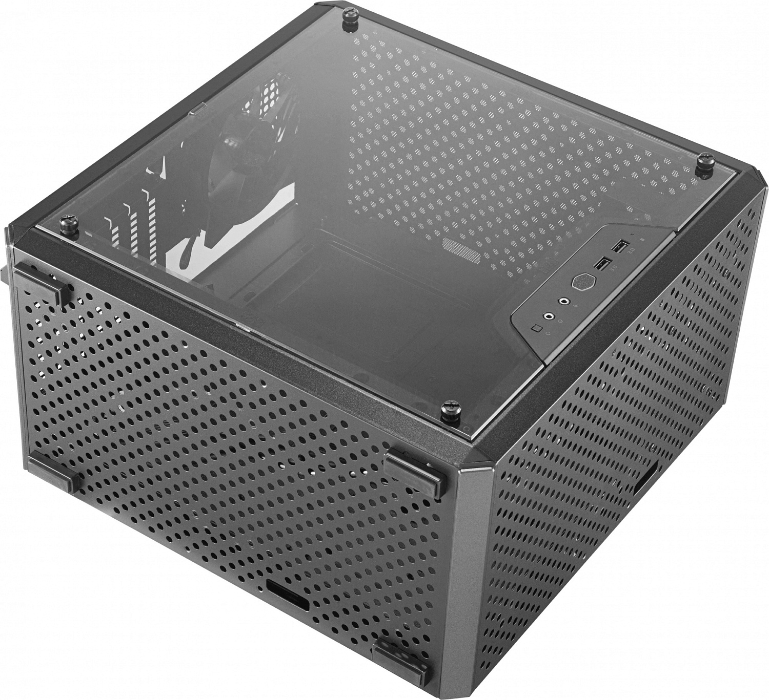 Корпус Cooler Master MasterBox Q500L черный без БП ATX 2x120mm 2x140mm 2xUSB3.0 audio bott PSU