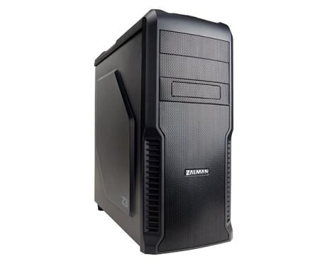 ZALMAN Z3, ATX, BLACK, 2x5.25", 5x3.5", 1x2.5", 2xUSB2.0, 1xUSB3.0, FRONT 1x120mm, REAR 1x120mm, TOP 1x120mm (существенное повреждение коробки)