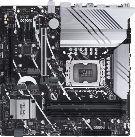 Материнская плата Asus PRIME Z790M-PLUS Soc-1700 Intel Z790 4xDDR5 mATX AC`97 8ch(7.1) GbLAN RAID+HDMI+DP