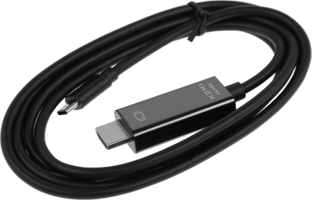 Кабель-переходник аудио-видео Premier L9G USB Type-C (m)/HDMI (m) 2м. черный (A2604)