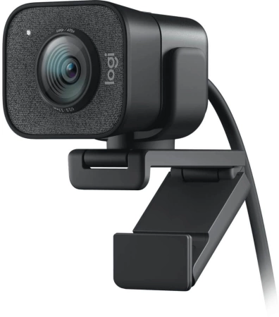 Веб-камера Logitech StreamCam Graphite для стримминга,черная, 2Mp, FullHD (до 1080p@60fps в MJPEG), автофокус, угол обзора 78°, универсальное крепление, USB Type-C кабель 1.5м