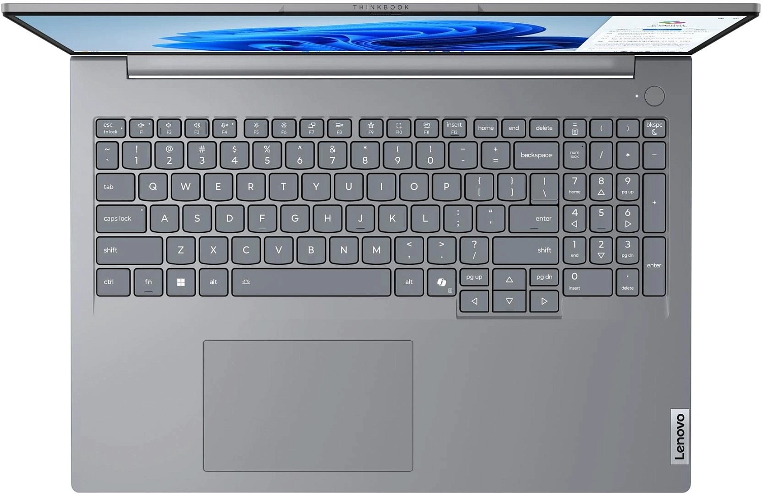 Ноутбук Lenovo ThinkBook 16 G8 IAL 16" WUXGA (1920x1200)IPS 300N, Ultra 5 225U, 1x16GB DDR5-5600, 512GB SSDM.2, Intel Graphics, WiFi6E, BT,Kb Eng/Ru, FPR, TPM2, FHDCam, 45Wh, 65W USB-C, NoOS, 1Y, 1.7kg