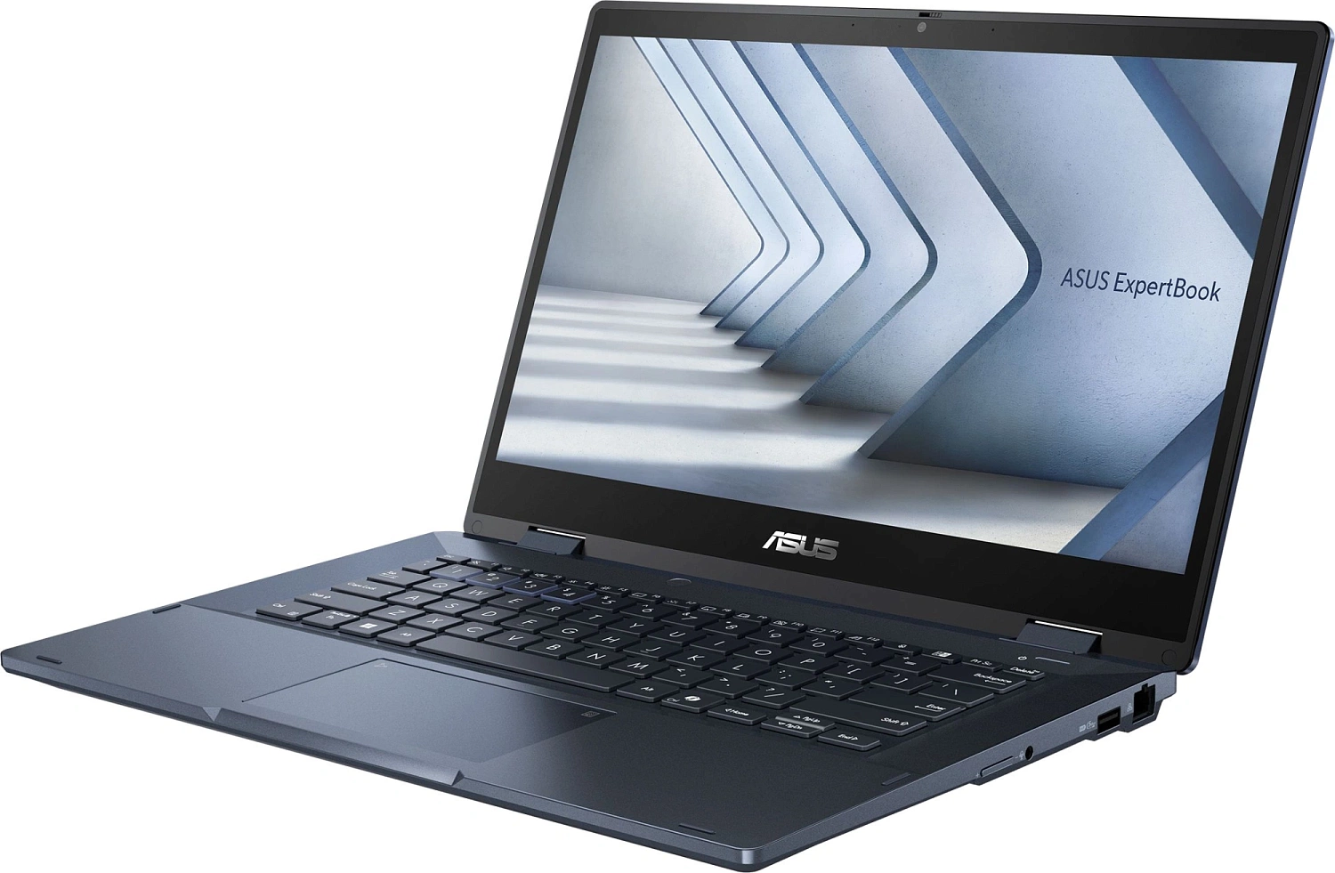 Ноутбук Asus Expertbook B3 Flip B3402FVA-I716512B7D Core 7 150U 16Gb SSD512Gb Intel UHD Graphics 14" IPS FHD (1920x1080) без ОС black WiFi BT Cam (90NX07N1-M02MD0)