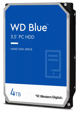 Жесткий диск WD SATA-III 4TB WD40EZAX Desktop Blue (5400rpm) 256Mb 3.5"