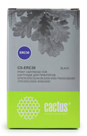 Картридж матричный Cactus CS-ERC30 черный для Epson ERC 30/34/38/TM-U220