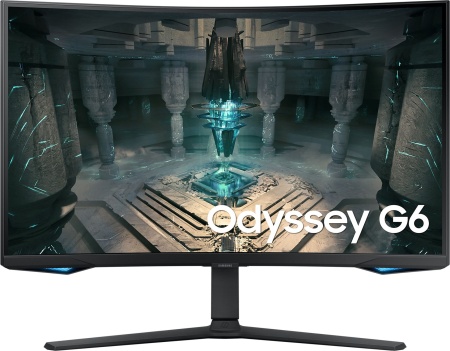 Монитор Samsung 32" Odyssey G6 S32BG650EI черный VA LED 16:9 HDMI M/M полуматовая HAS Piv 350cd 178гр/178гр 2560x1440 240Hz DP WQ USB 5.5кг