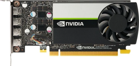 Видеокарта PNY PCI-E T1000 NVIDIA T1000 4096Mb 128 GDDR6 mDPx4 Bulk low profile