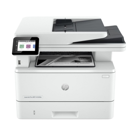 HP LaserJet Pro 4103fdn А4, МФУ, лазерное, черно-белое, 40стр/мин, 1200dpi, 1200МГц, 512Мб, АПД, 100+250, Ethernet /USB, 3050стр/картридж (2Z628A#BBU)