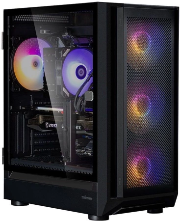 Корпус Zalman I6 черный без БП E-ATX 8x120mm 2x140mm 1xUSB2.0 1xUSB3.0 audio bott PSU