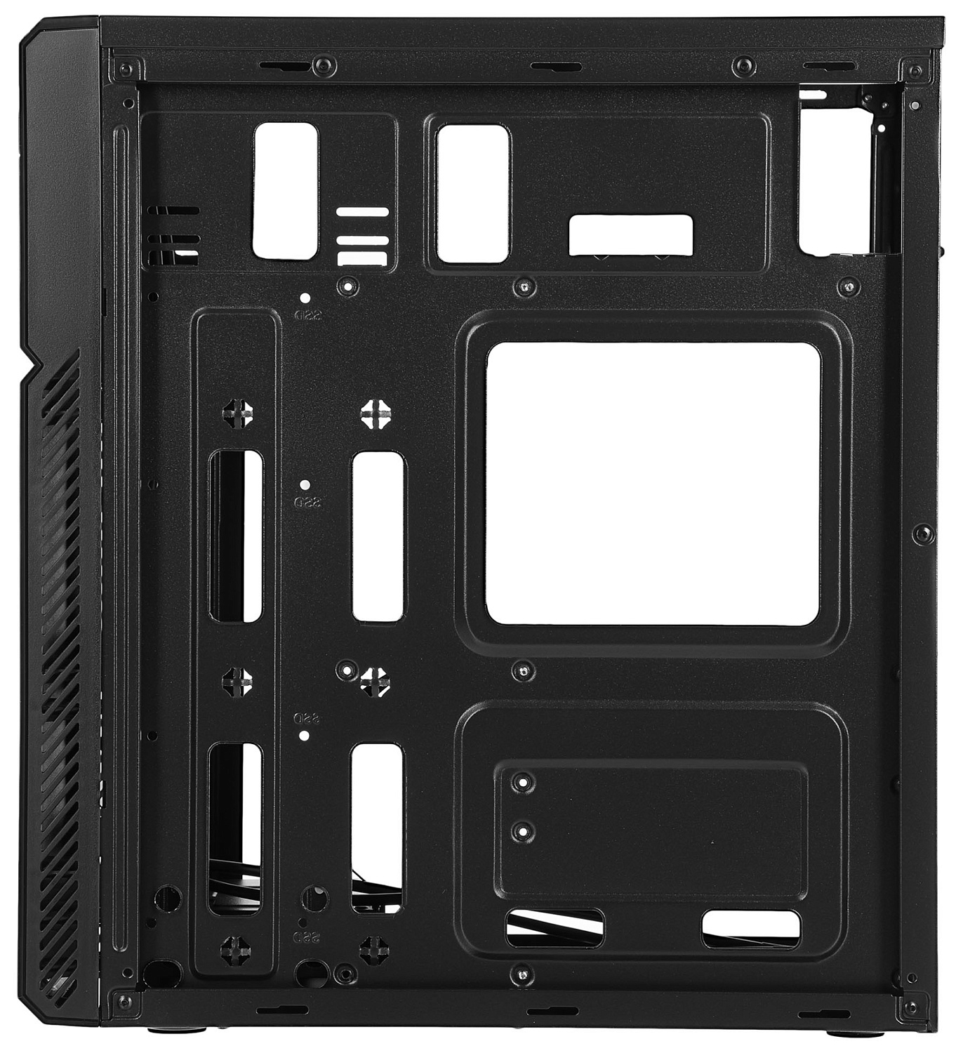 Корпус Digma DC-ATX101-U2 черный без БП ATX 1x80mm 2x120mm 2xUSB2.0 audio