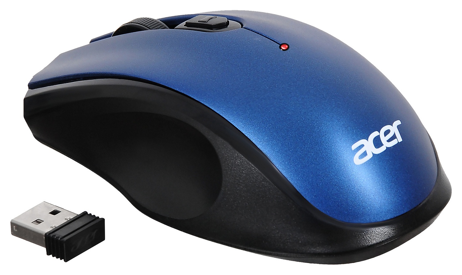 Мышь Acer OMR031 черный/синий оптическая (1600dpi) беспроводная USB (3but) Мышь Acer OMR031 черный/синий оптическая (1600dpi) беспроводная USB (3but)
