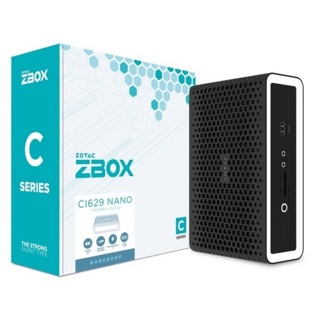 ZOTAC ZBOX CI629 NANO,Intel Core-i3-1315U,2x DDR5 SODIMM, 2.5"" SATA 6.0 Bay,2x GLAN,wifi,bt,DP/HDMI EU+UK PLUG, passive cooling