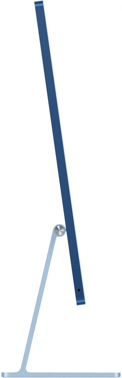 Моноблок Apple iMac A2438 24" 4.5K M1 8 core 8Gb SSD256Gb 8 core GPU macOS GbitEth WiFi BT клавиатура мышь Cam синий 4480x2520