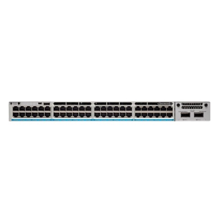 Коммутатор CISCO Catalyst 9300 48-port 1Gb copper with modular uplinks, PoE+, PS 1x715W, PoE+ 437W/1440W, DNA Network Advantage, C9300-48P-A