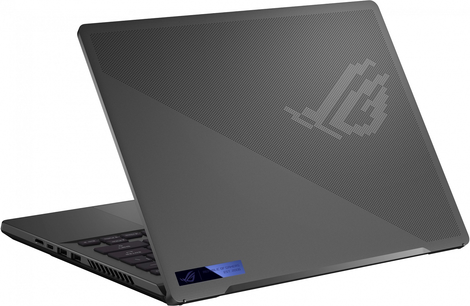 Ноутбук Asus ROG Zephyrus G14 GA402XV-N2080W Ryzen 9 7940HS 16Gb SSD1Tb NVIDIA GeForce RTX4060 8Gb 14" IPS WQXGA (2560x1600) Windows 11 Home grey WiFi BT Cam (90NR0DG4-M005V0)