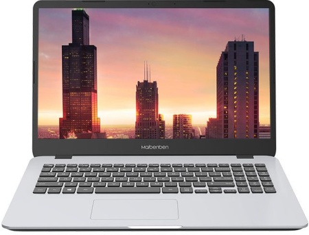 Ноутбук Maibenben M513 Core i3 1115G4 8Gb SSD256Gb Intel UHD Graphics 15.6" IPS FHD (1920x1080) Linux silver WiFi BT Cam 4440mAh (M5131SA0LSRE0)