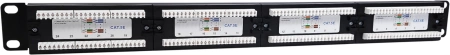 Патч-панель NTSS NTSS-PP-1U-24-UTP-RJ45-5E-D 19" 1U 24xRJ45 кат.5E UTP