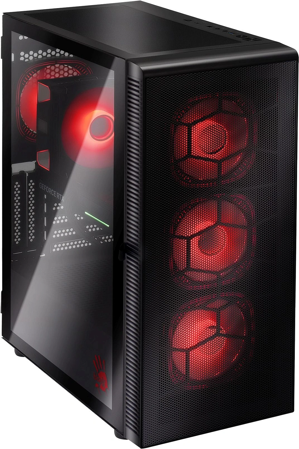 ПК Bloody BD-PC RAB84T2 TWR Ryzen 5 7500F (3.7) 32Gb SSD1Tb RTX5060 8Gb Windows 11 Home 64 2.5xGbitEth 650W черный (RUS) (2142036)