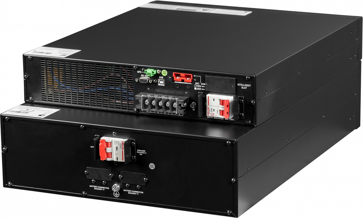 Источник бесперебойного питания Systeme Electriс SRV SRVSE6KRTXLI5U 5400Вт 6000ВА черный