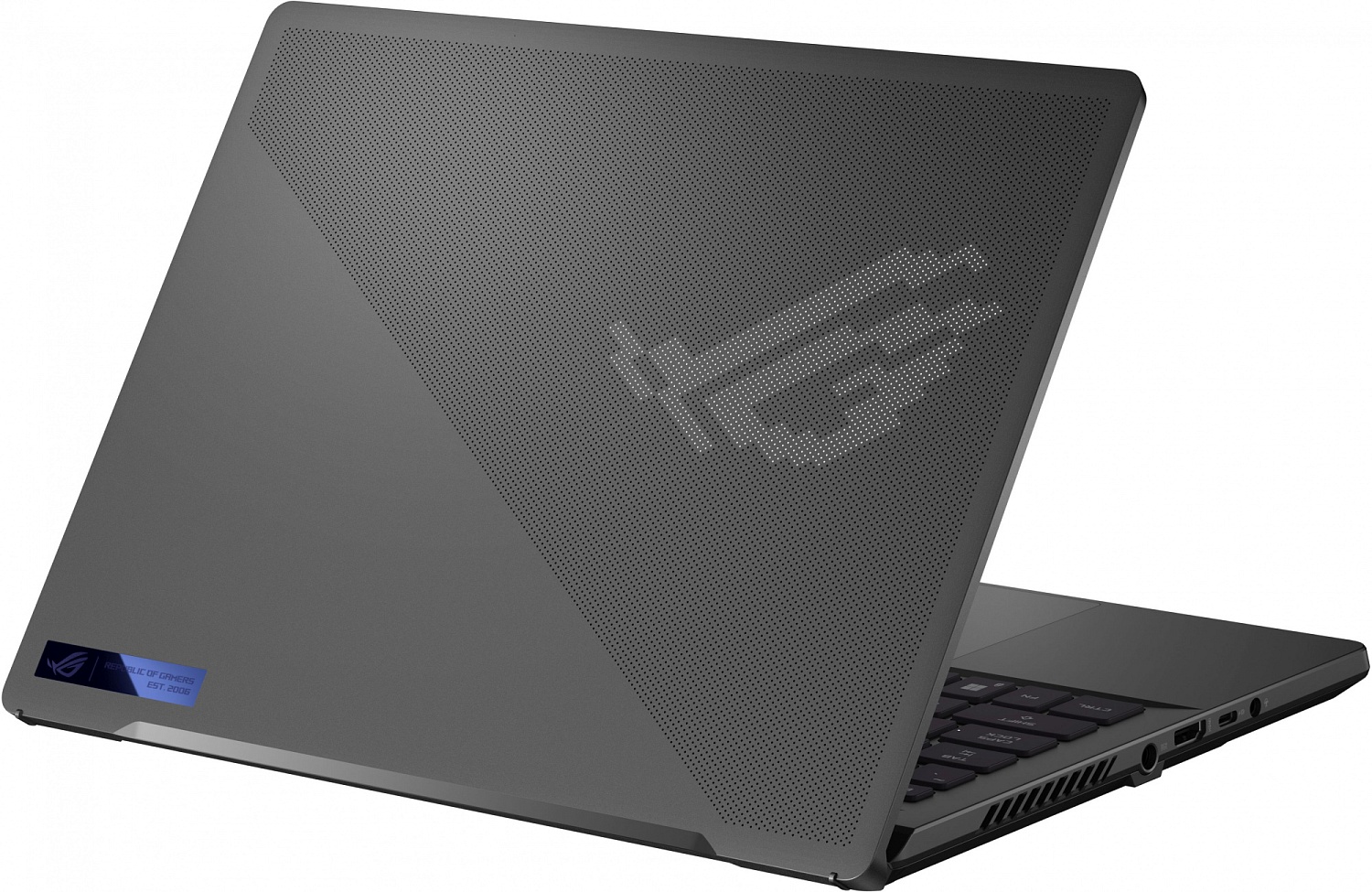 Ноутбук Asus ROG Zephyrus G14 GA402XV-N2080W Ryzen 9 7940HS 16Gb SSD1Tb NVIDIA GeForce RTX4060 8Gb 14" IPS WQXGA (2560x1600) Windows 11 Home grey WiFi BT Cam (90NR0DG4-M005V0)