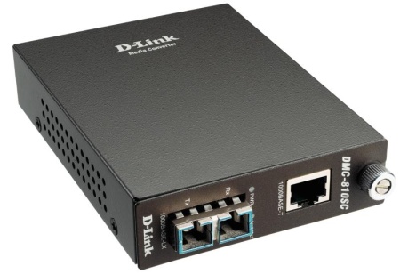 Конвертор D-Link DMC-810SC, Media Converter Module, 1000Base-T Gigabit Twisted-pair to 1000Base-LX Gigabit Fiber Single-mode Fiber, (10km, SC)(DMC-810SC/E)