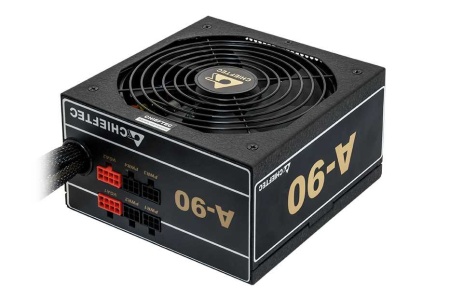 Блок питания Chieftec PSU GDP-750C 750W A-90 ATX2.3/EPS12V 230V CabMan RT 90%+ 14cm Fan Active PFC Fix:20+4, 8(4+4)p Mod:2x8(6+2)p,2x(SATAx3),3xMolex+Flop