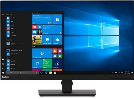 Монитор Lenovo 27" T27h-2L черный IPS LED 4ms 16:9 HDMI матовая HAS Piv 350cd 178гр/178гр 2560x1440 60Hz DP 2K USB 7.6кг