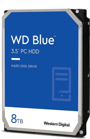 Жесткий диск WD SATA-III 8Tb WD80EAZZ Blue (5640rpm) 128Mb 3.5"