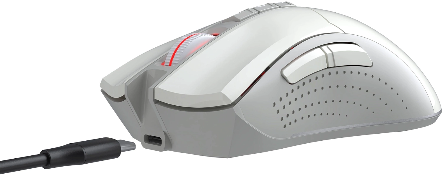 Мышь A4Tech Bloody R90 Plus белый оптическая (5000dpi) беспроводная USB (8but) Мышь A4Tech Bloody R90 Plus белый оптическая (5000dpi) беспроводная USB (8but)