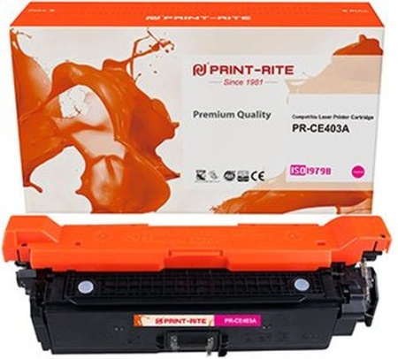 Картридж лазерный Print-Rite TFH599MPU1J PR-CE403A CE403A пурпурный (6000стр.) для HP CLJ M551 series Canon