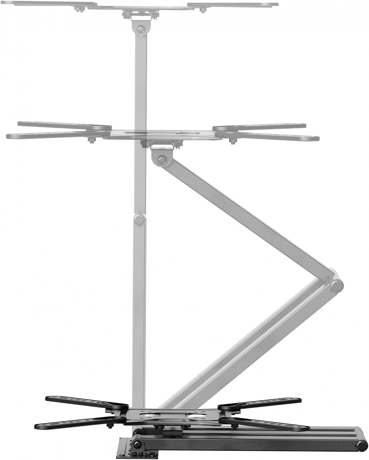 Кронштейн для телевизора Ultramounts UM960 черный 23"-65" макс.35кг настенный поворот и наклон