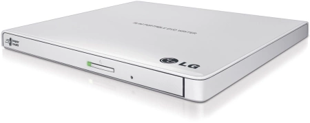 LG DVD±RW DL External Slim ODD GP57EW40 USB 2.0, M-DISC 4/8x, DVD±R 8x, DVD±RW 8/6x, DVD±R DL 6x, GP57EW40 DVD-RAM 5x, CD-RW 24x, CD-R 24x, DVD-ROM 8x, CD 24x, M-DISC, Window/Mac, White, Retail {10} (672466)