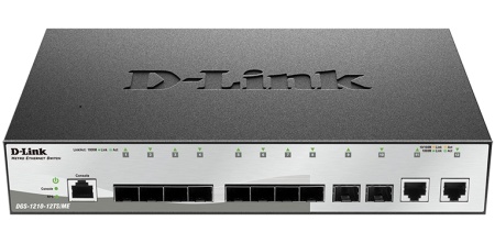 Коммутатор D-Link DGS-1210-12TS/ME 2G 10SFP управляемый