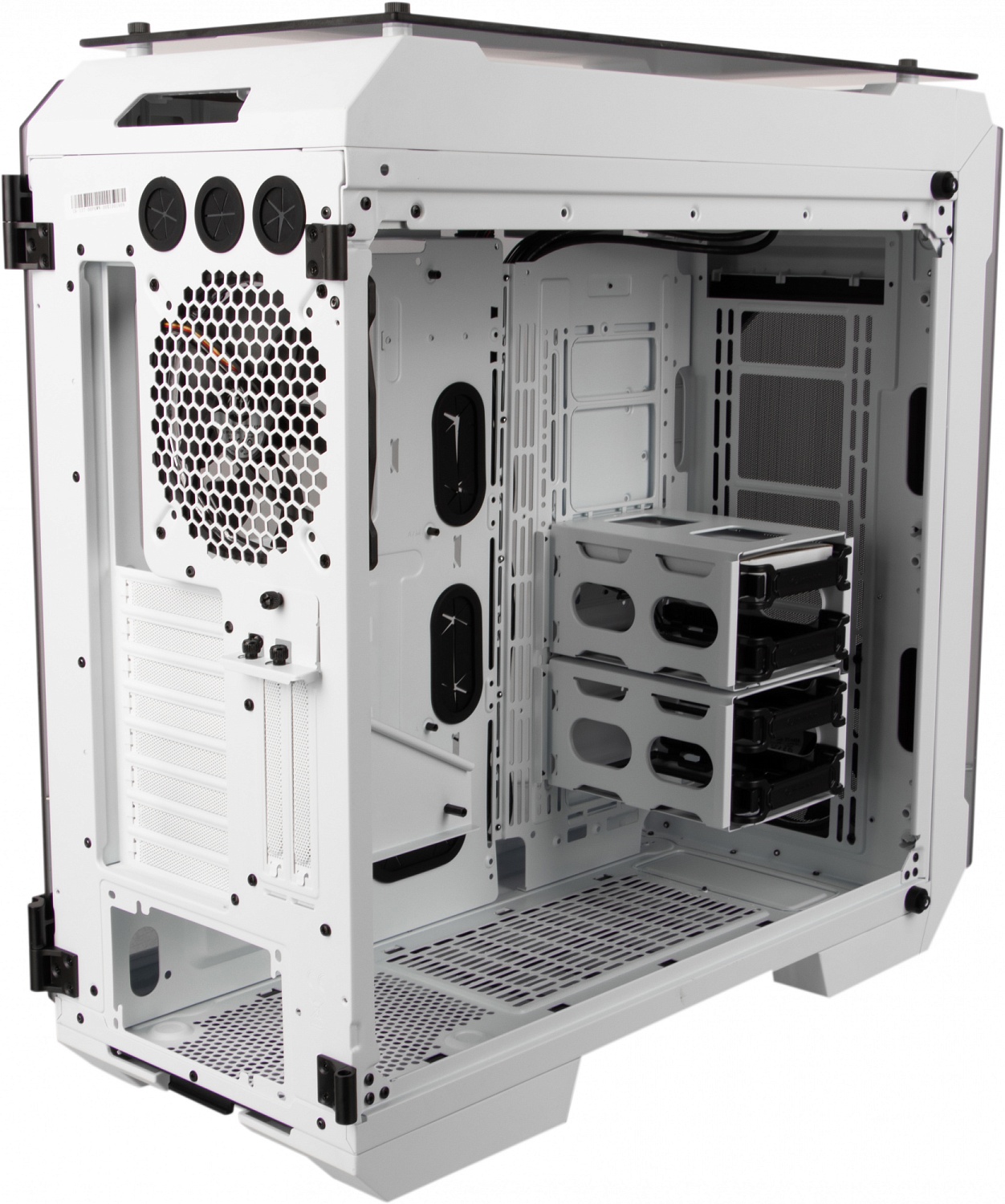 Корпус Thermaltake View 71 TG Snow белый без БП ATX 2x140mm 2xUSB2.0 2xUSB3.0 audio bott PSU