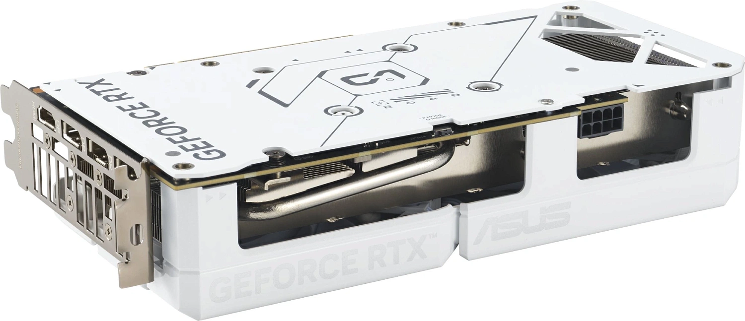 Видеокарта Asus PCI-E 4.0 DUAL-RTX5060TI-O16G-WHITE NVIDIA GeForce RTX 5060TI 16Gb 128bit GDDR7 2602/28000 HDMIx1 DPx3 HDCP Ret