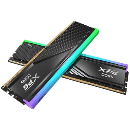 32GB DDR5 6400 DIMM ADATA XPG Lancer Blade RGB black AX5U6400C3216G-DTLABRBK kit 2*16, 1.4V, CL32-39-39