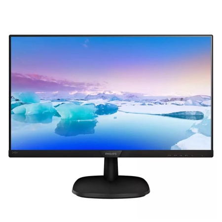 Монитор Philips Bad Pack 23.8" 243V7QDSB (00/01) Black (IPS, 1920x1080, D-sub+DVI+HDMI, 5 ms, 178°/178°, 250 cd/m, 10M:1), (742348/742331)