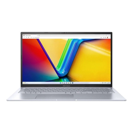 Ноутбук ASUS Vivobook 17X M3704YA-AU161 AMD Ryzen 5 7430U/16Gb/512Gb/17.3"/IPS/FHD/60Hz/NoOS/Silver (90NB1191-M006W0)
