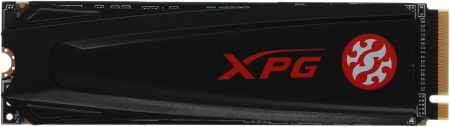 M.2 2280 512GB ADATA XPG GAMMIX S5 Client SSD (AGAMMIXS5-512GT-C) PCIe Gen3x4 with NVMe, 2100/1400, IOPS 250/240K, MTBF 2M, 3D TLC, 300TBW, NVMe 1.3, Heat Sink, RTL (469267)