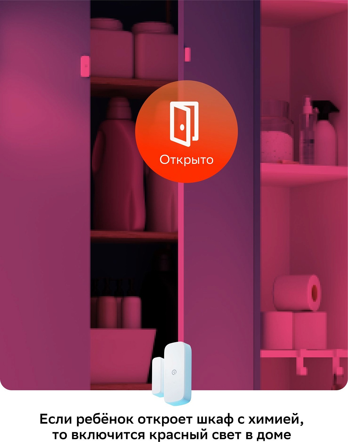 Умный датчик открытия товарный знак SBER