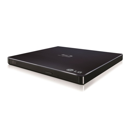 LG Blu-ray BD-RE DL External Slim ODD BP55EB40 USB 2.0, M-DISC 4x, BD-R 6x, BD-R DL 6x, BD-RE 2x, BP55EB40 DVD±R 8x, DVD±RW 8/6x, DVD±R DL 6x, DVD-RAM 5x, CD-RW 24x, CD-R 24x, DVD-ROM 8x, CD 24x, M-DISC, BDXL, Black, Retail, RTL {10}